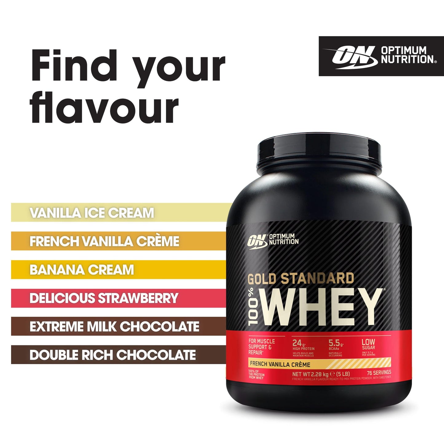 Optimum Nutrition Gold Standard 100% Whey Protein Powder, Extreme Milk Chocolate, 5 Pound (Packaging May Vary)