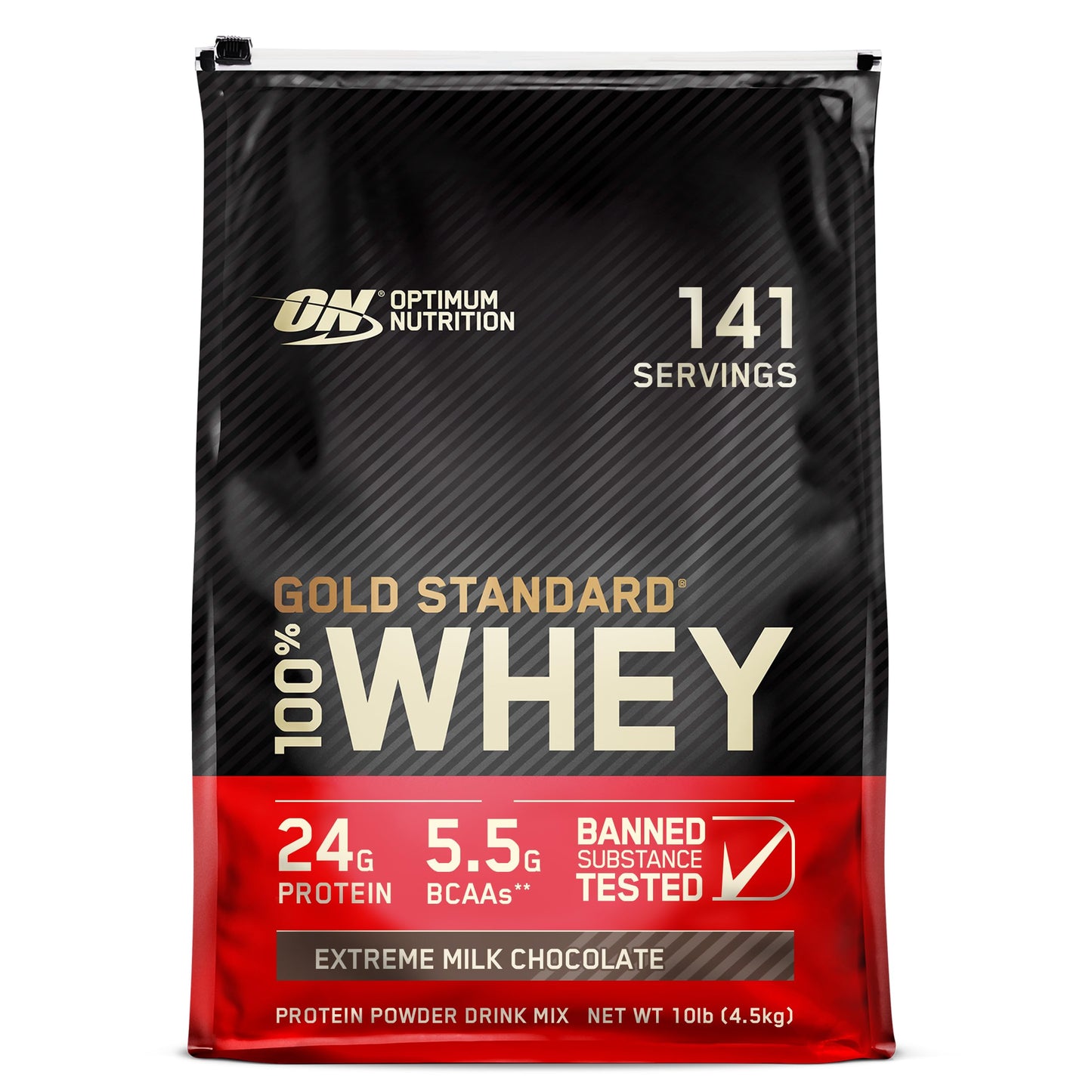 Optimum Nutrition Gold Standard 100% Whey Protein Powder, Extreme Milk Chocolate, 5 Pound (Packaging May Vary)