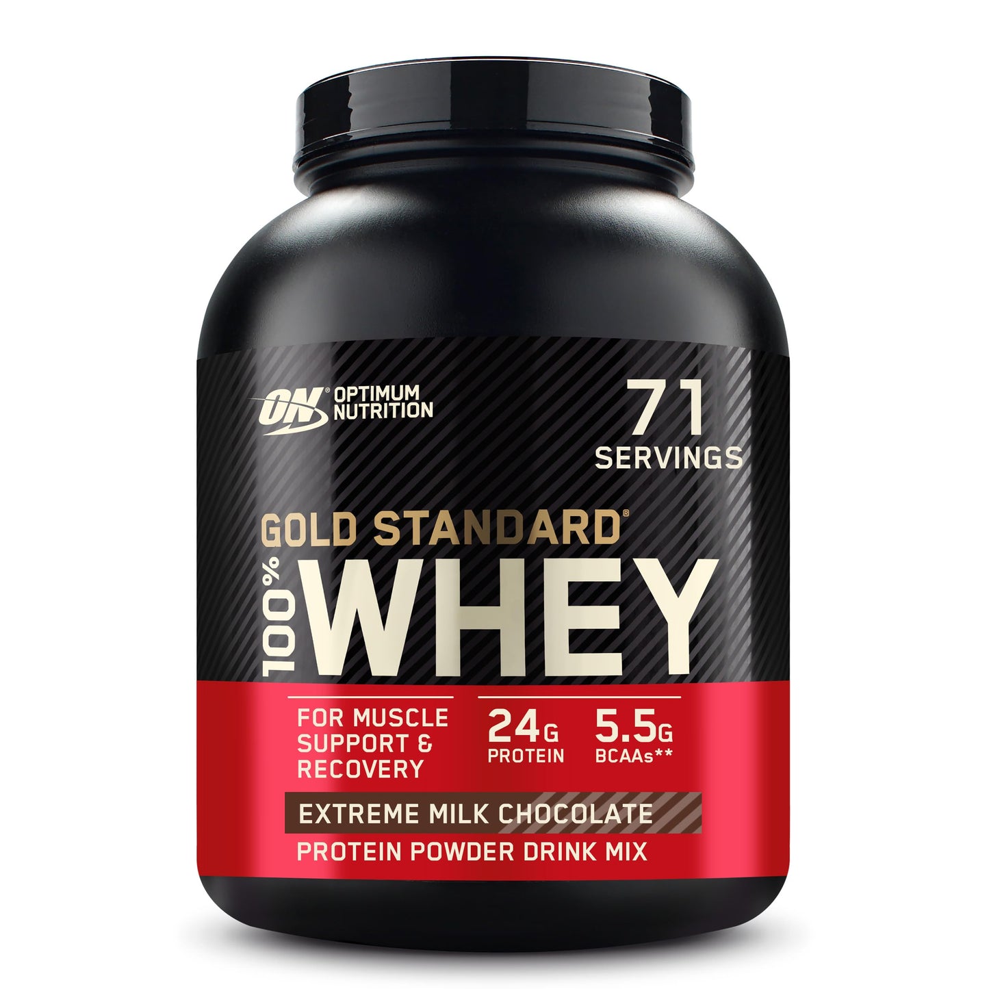 Optimum Nutrition Gold Standard 100% Whey Protein Powder, Extreme Milk Chocolate, 5 Pound (Packaging May Vary)